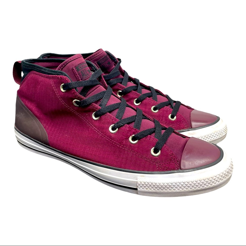 Converse Chuck T All Star Mid Sangria Maroon Shoes Mens Size 13 Fast Shipping